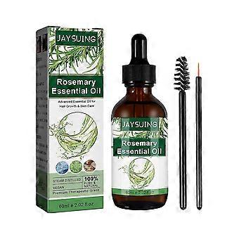 60 ml natuurlijke pure etherische olie voor huidverzorging, haar en hoofdhuid verdikking, diep naaien hoofdhuid, versterking voor gezonde haargroei
