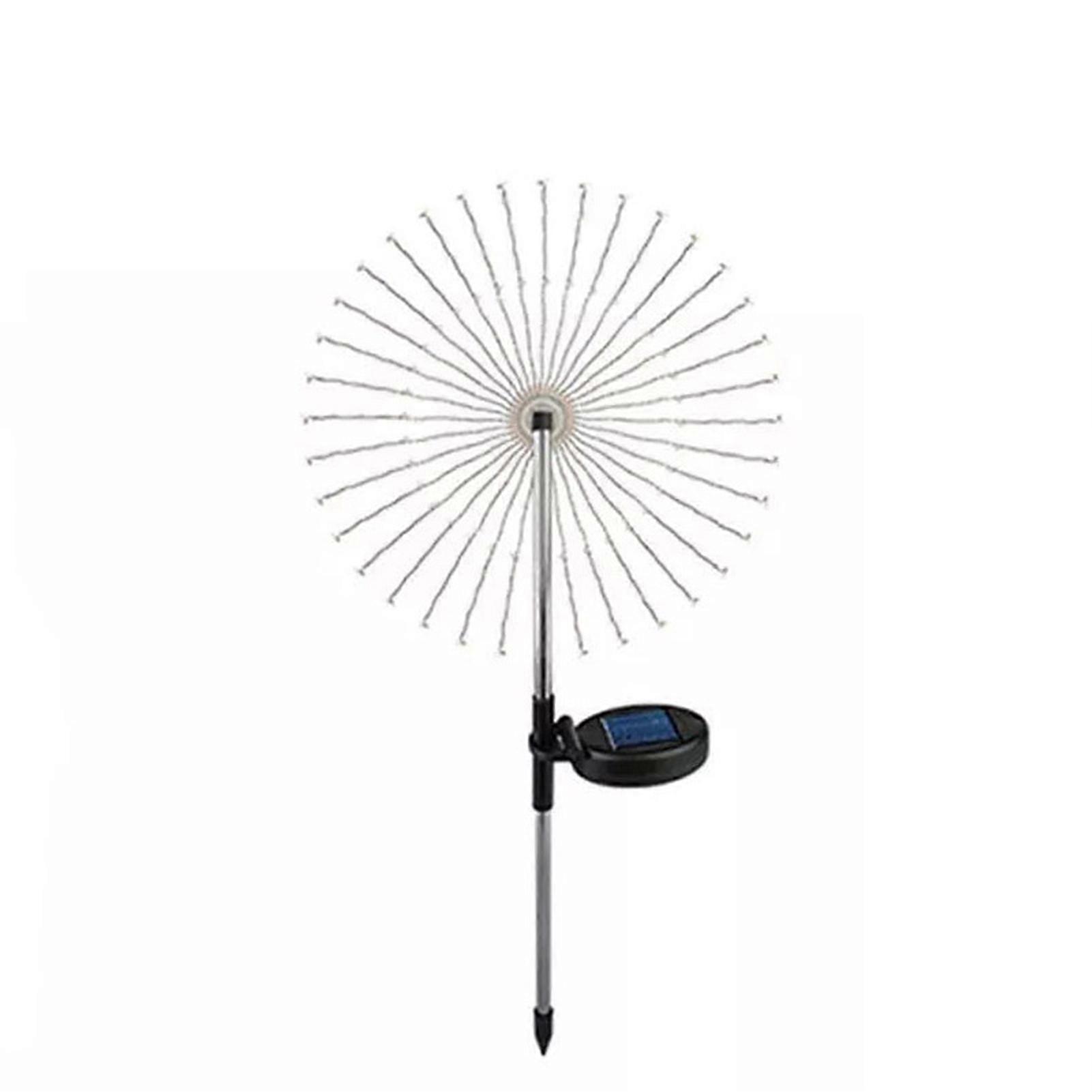 Creative Solar Fireworks Light Waterproof LED Landscape Lights for Garden Courtyard Lawn Decoration