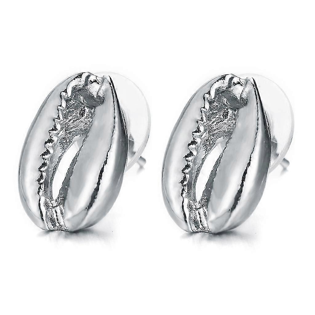 1 Pair For Creative Alloy Conch For Shell Shape Stud Earrings Vintage Ear Pins M