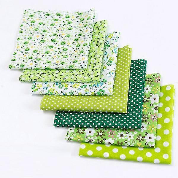 7st/set Blommigt bomullstyg Sömnad Tyg Lapptäcke Quilting Tryckta Tyger Diy Home Textil