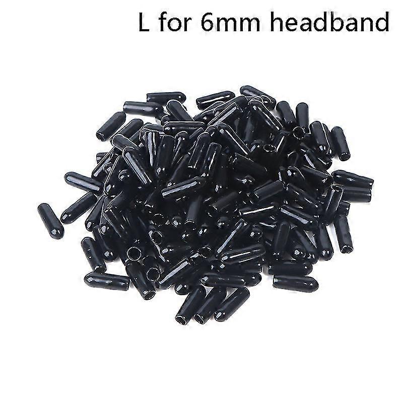 200pcs Rubber Round End Cap Cover For Pipe Screw Thread Protector Push-fit Caps