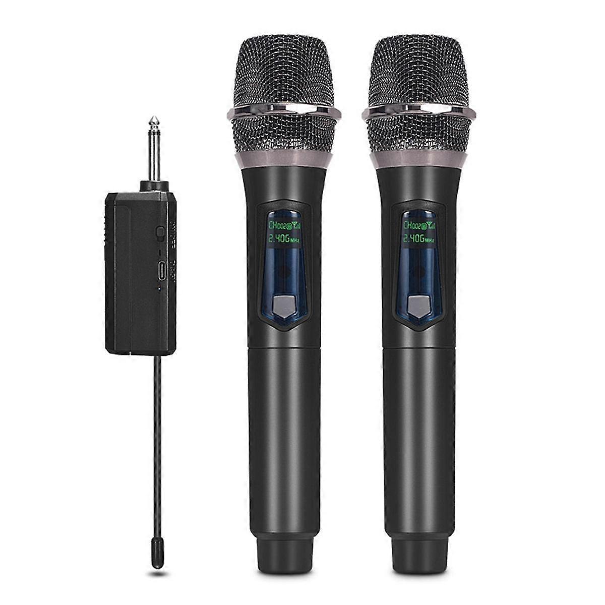 Wireless Microphone Handheld Professional Microphone Suitable for Singing, , Performance, Meeting R