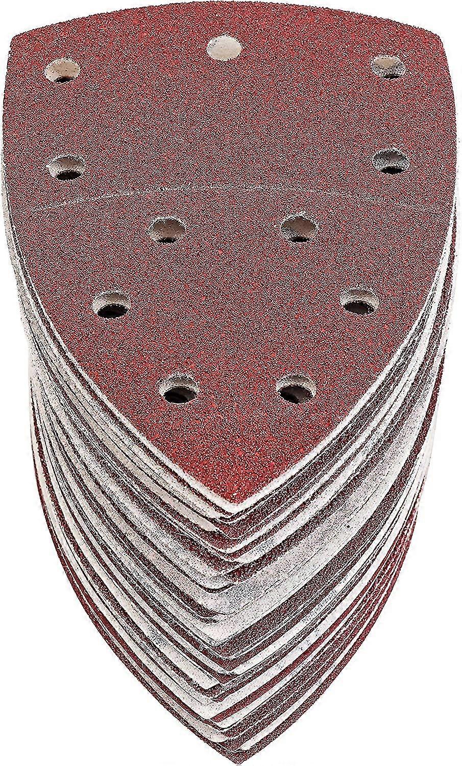 60 Triangle Sanding Sheets Triangular Sanding Paper Mouse Delta, 105 X 152 Mm, Grit P40/60/80/120/180/240