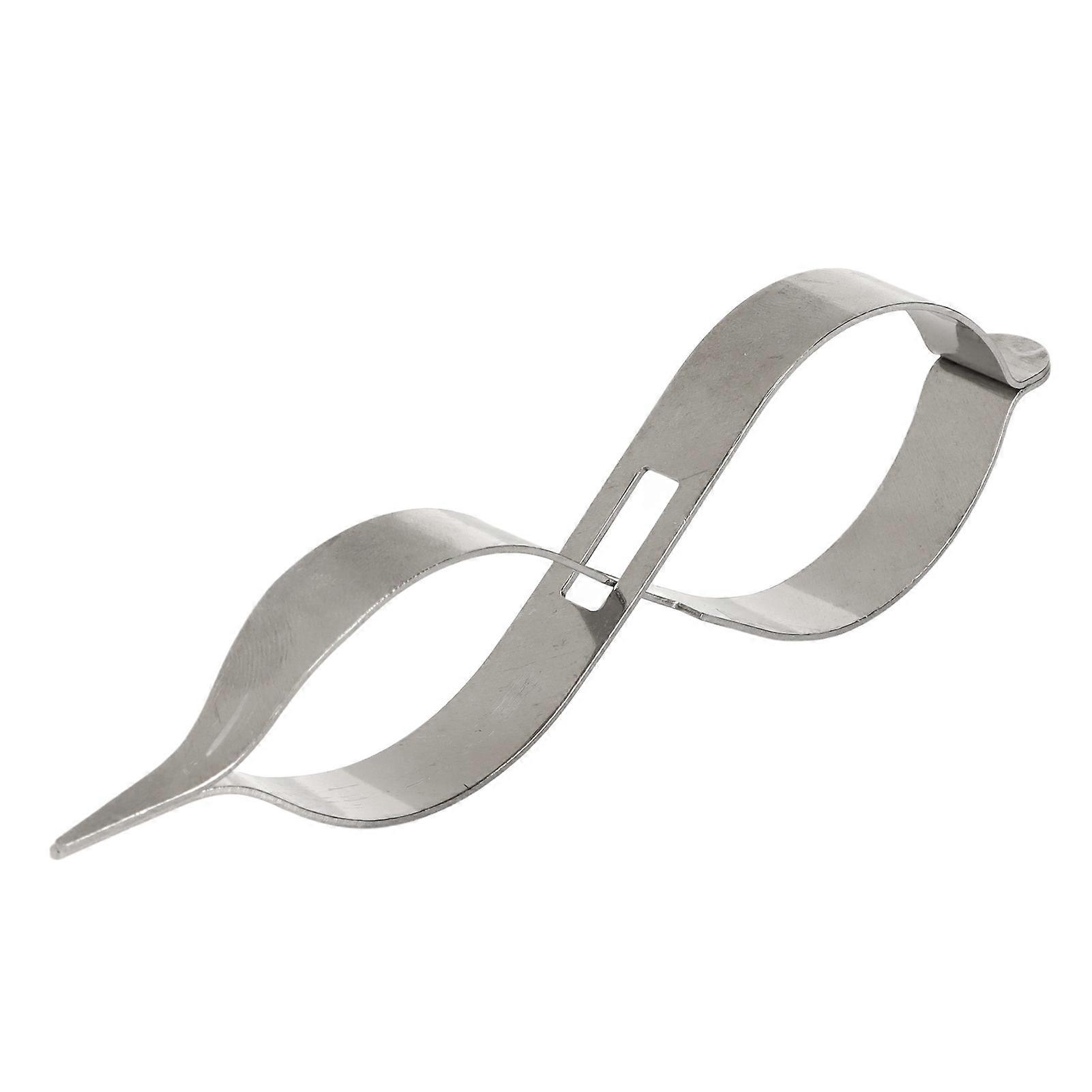 Jewelry Soldering Tweezers Stainless Steel Insulated High Elasticity Straight Tip Cross Locking Rebound Clip