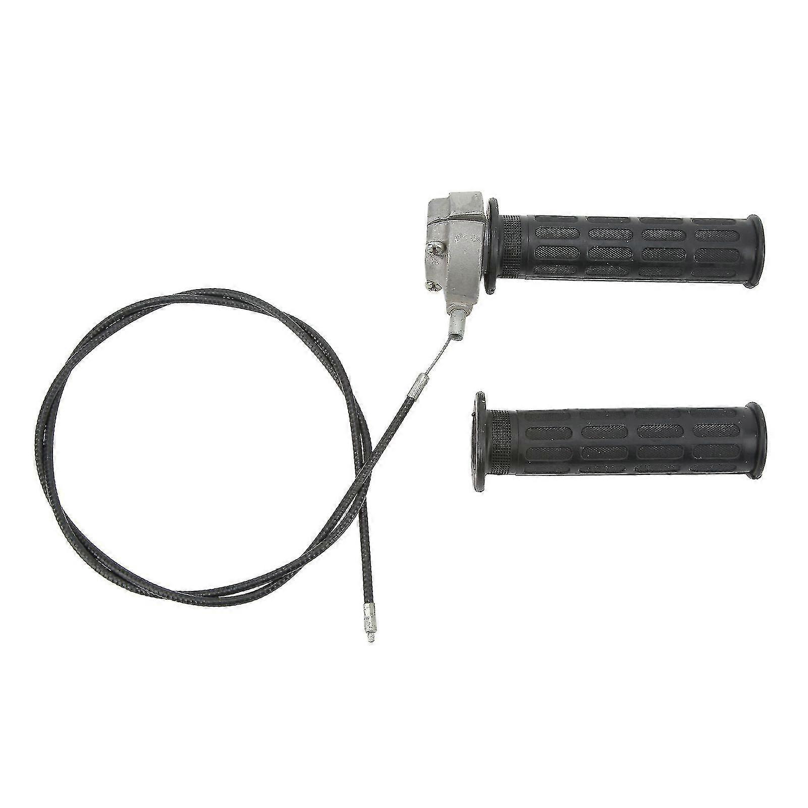 2pcs Twist Throttle Cable Handle Accelerator Handle Grips Replacement For Coleman Ct200u Ct200uex Bt200x