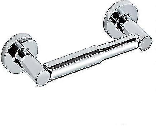 トイレットペーパーホルダーペーパーホルダー壁掛けスプリング式フレキシブルラウンドマウントティッシュスタンドハンガーバスルームキッチン-RX