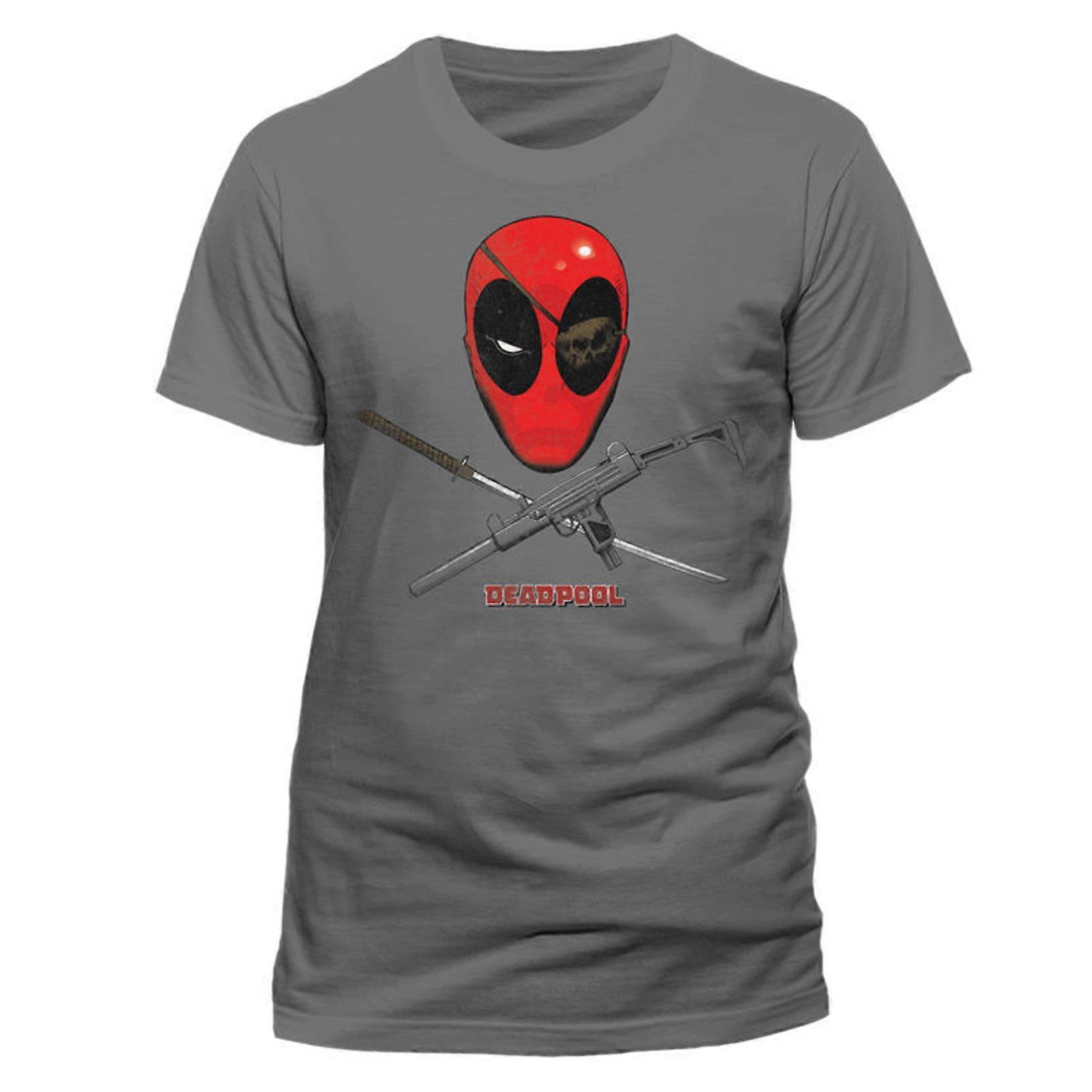 Deadpool Marvel Comics Grey Official Tee Tričko Pánské