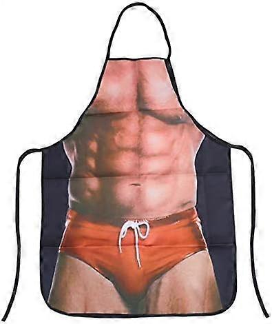 Muscle Men Kitchen Apron Cooks BBQ Apron
