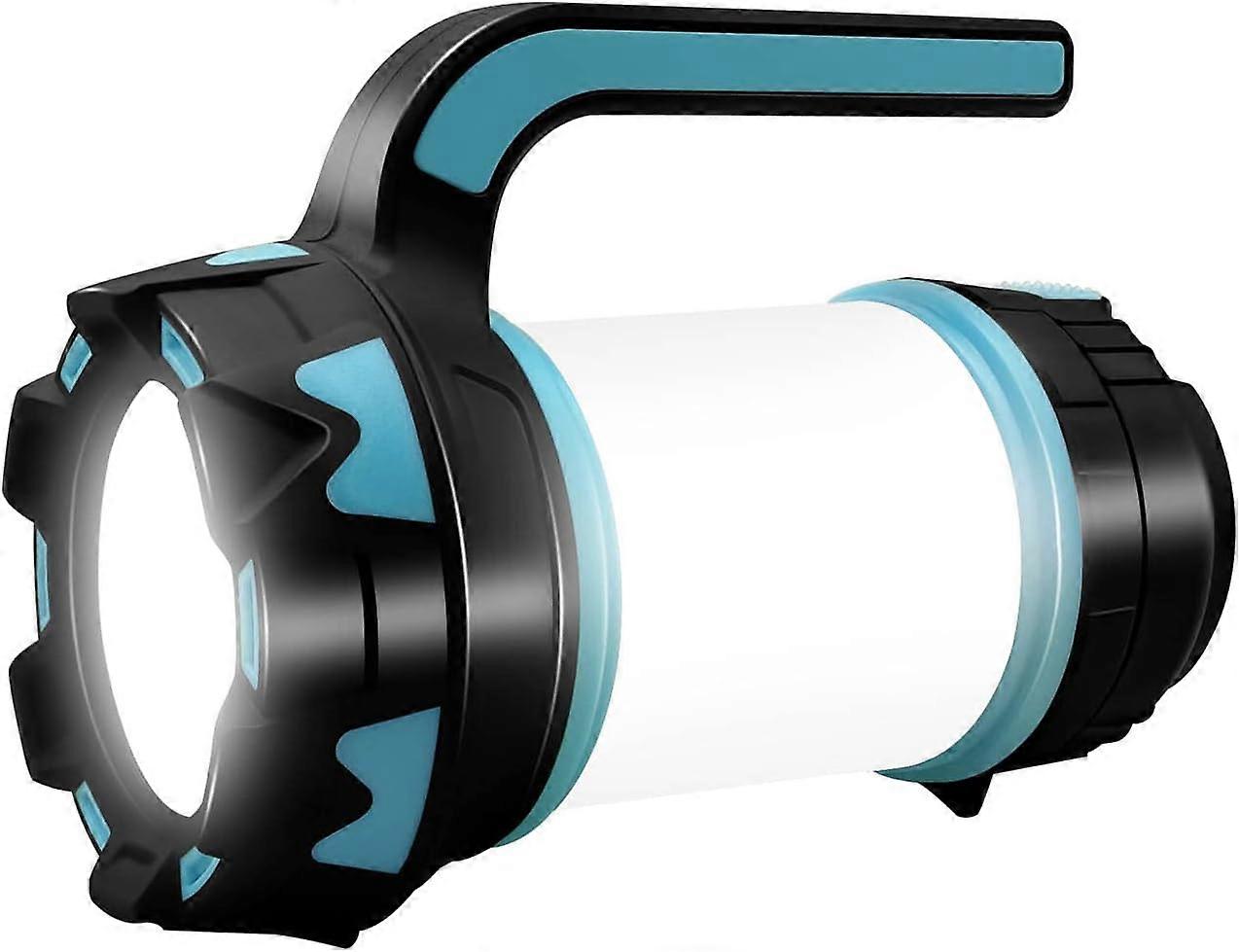 Rechargeable Camping Light, Camping Lantern with 1000 Lumen, Multi-functional LED Camping Torch with 6 Modes Waterproof Outdoor Spotlight Searchlight 