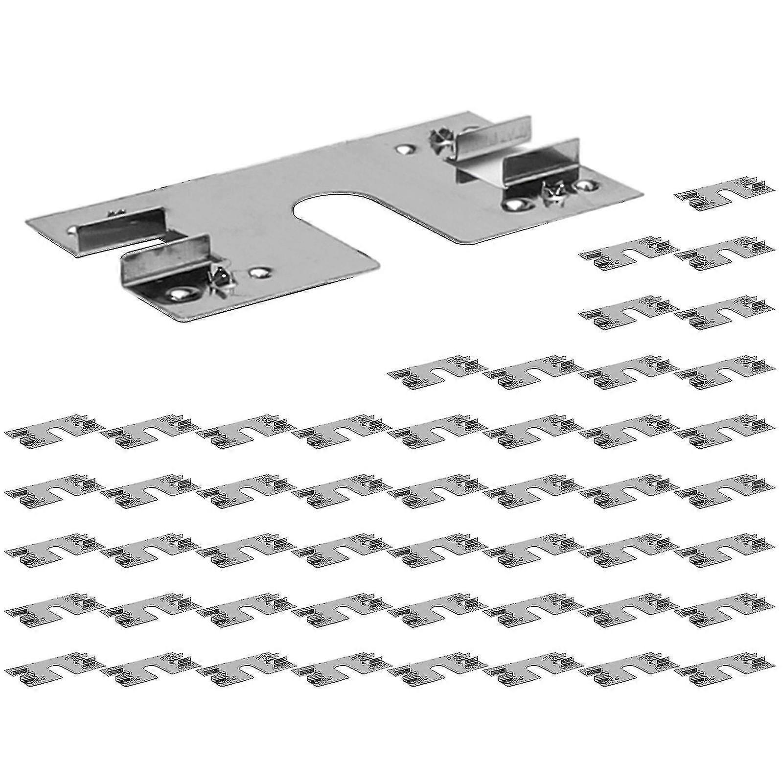 50pcs Solar Panel Mounting Pv Grounding Clip Washer Spacer