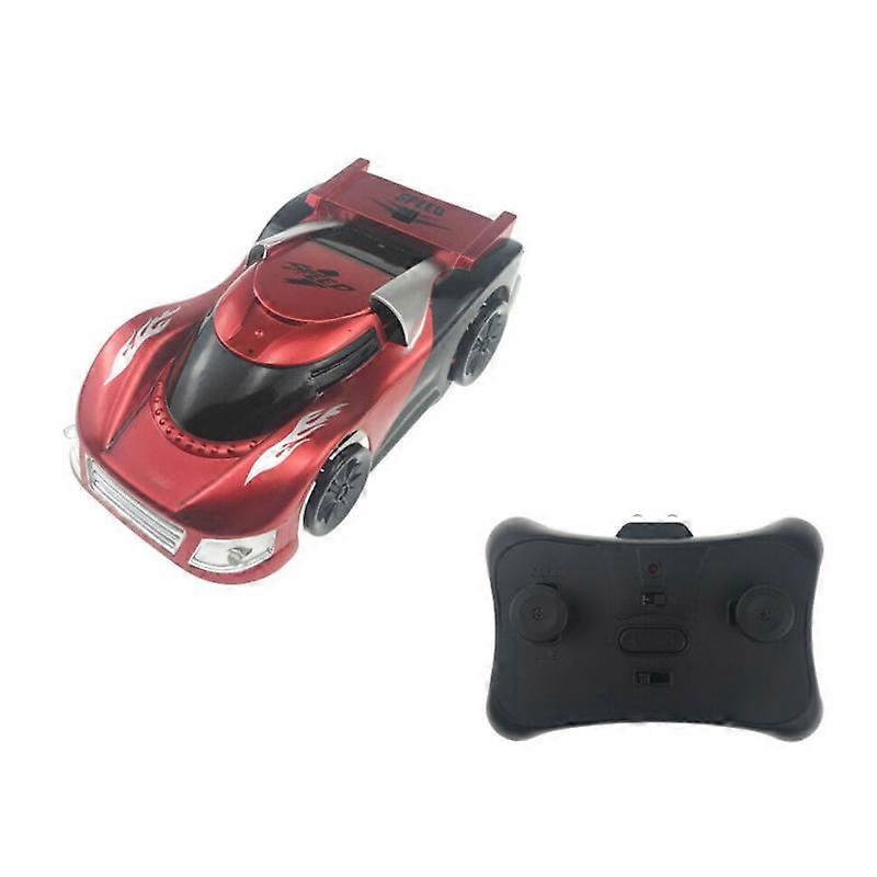 New Rc Remote Control Stunt Wall Climbing Car Rotating Indicator Light Rechargeable