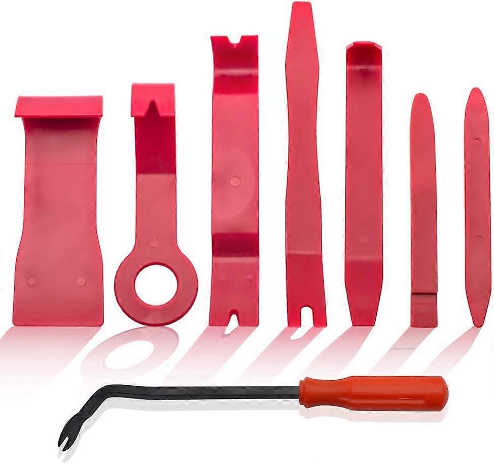 8 Pieces Trim Tools, Trim Removal Tool Installation Tool Kit for Panel/Car Radio/Accessories/Door/Dashboard, Installer Pry Tool