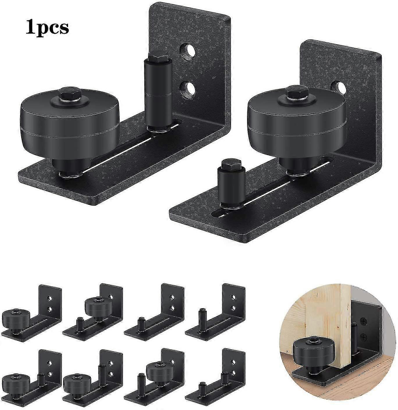 Sliding Door System Running Rail, Floor Guide Sliding Door, Adjable Floor R Guide With Screws, Suitable For All Sliding Doors