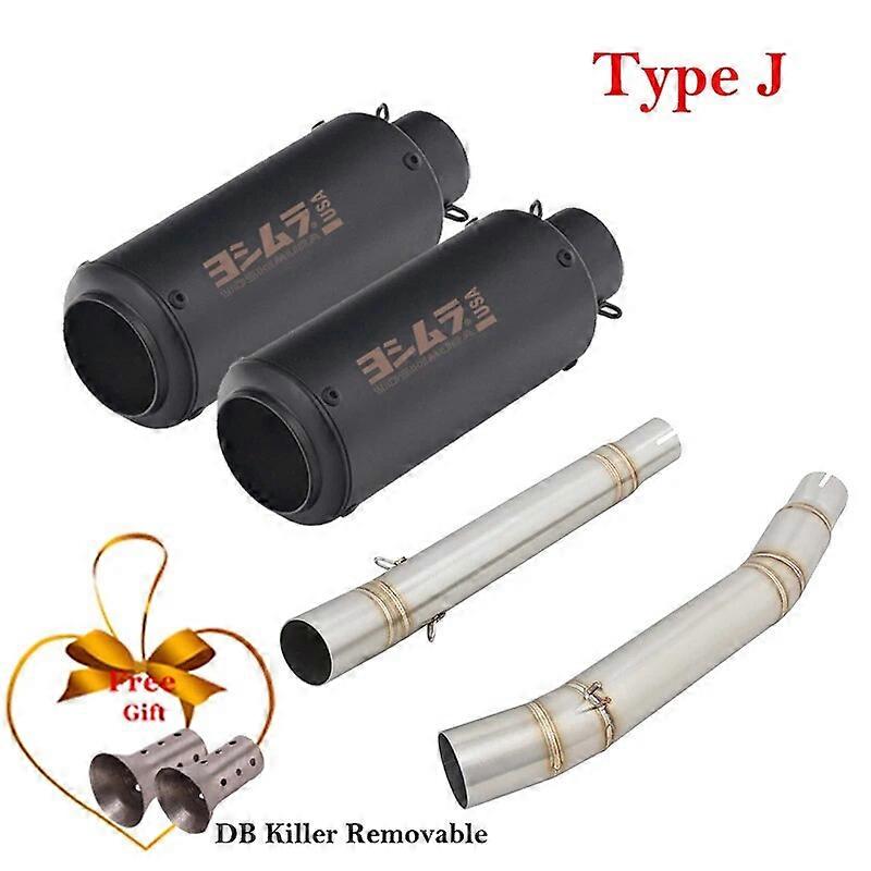 Tubo de Escape medio para motocicleta, silenciador de conexin para Suzuki Hayabusa GSX1300R GSXR1300 2008-2017, DB Killer