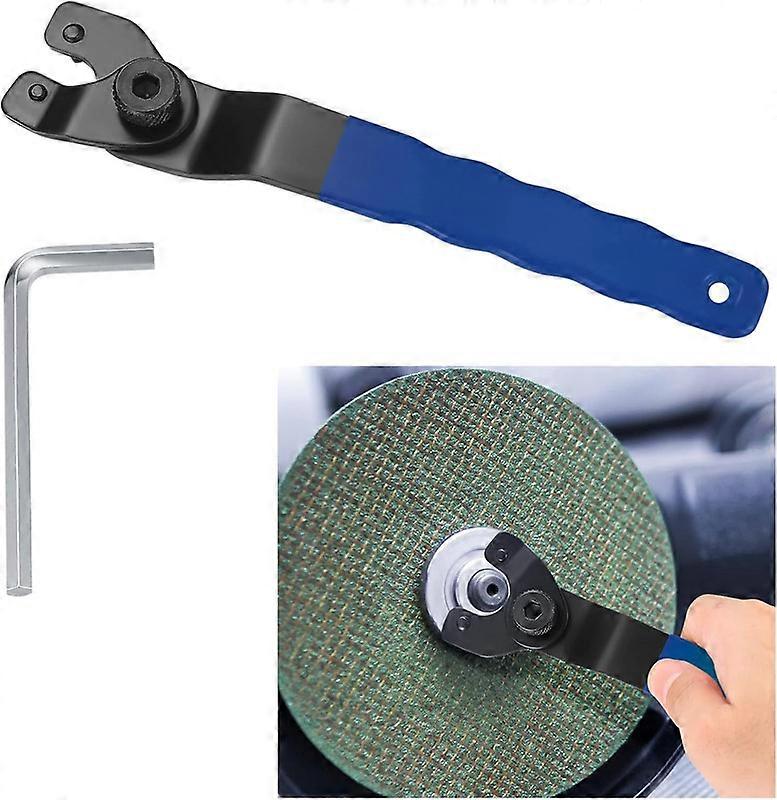 Adjustable angle grinder, wrench, universal wrench, hex wrench, adjustable mounting elements, hole wrench, accessories for angle grinder, table grinde