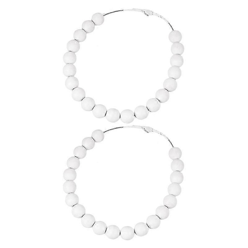 2pcs Flagpole Retainer Ring Keep Flag Close To Pole Flagpole Bead Accessory