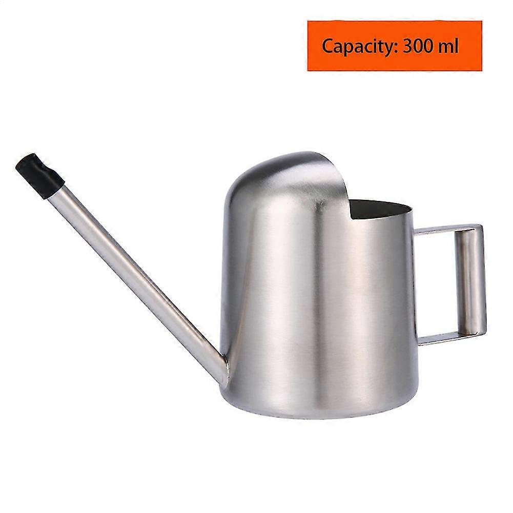 Watering Kettle 300ml Stainless Steel Indoor Semi Open Top Pot