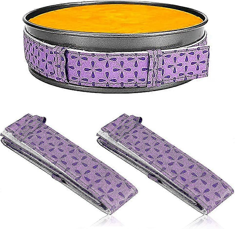 Cake Strips, 2 Pieces Baking Strips, Thick Cotton Baking Tape, Super Absorbent