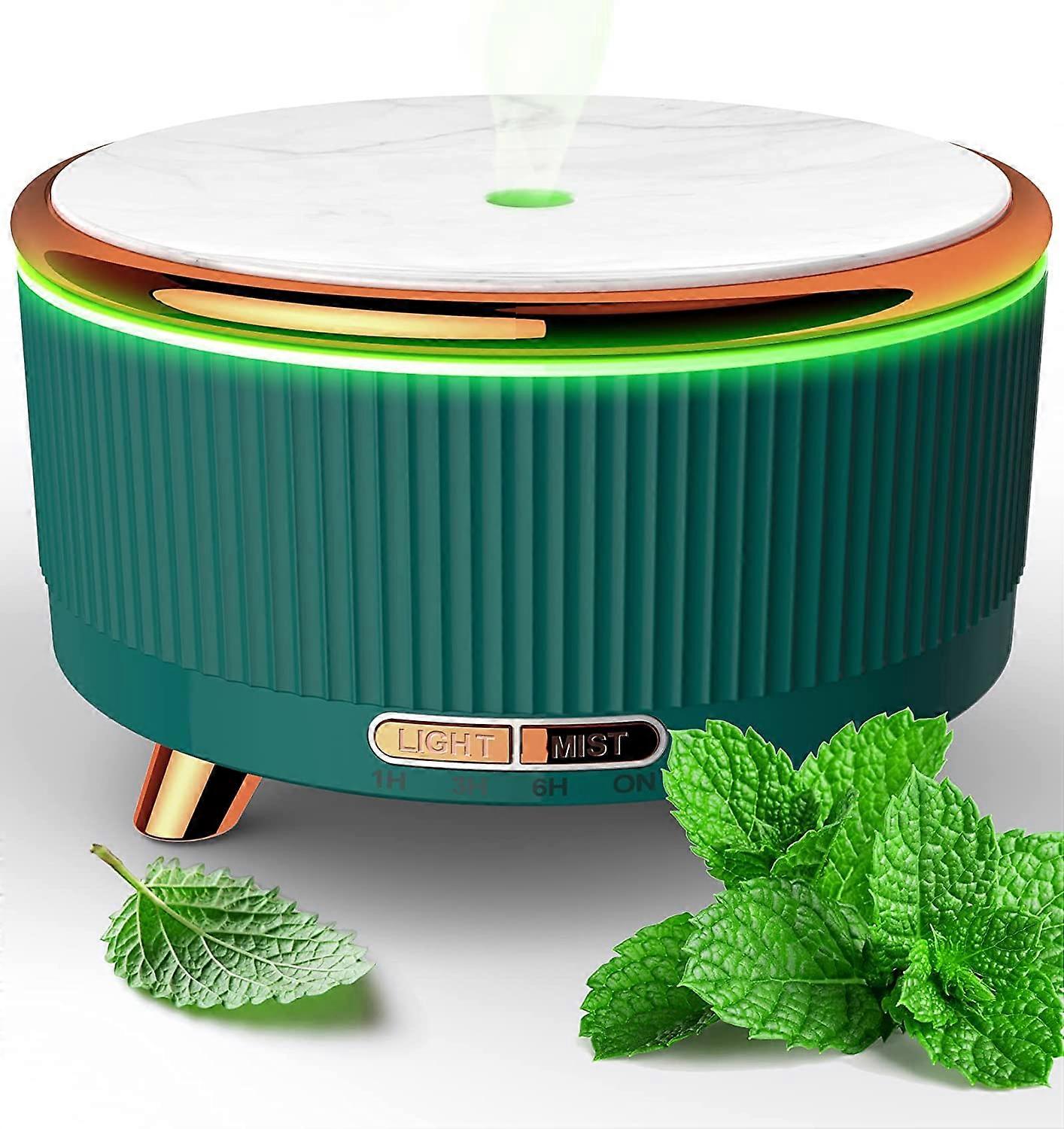 Dww- 500ml Essential Oil Diffuser for Home Use, Aromatherapy Diffuser, Electric Aromatic Air Diffuser with 7 Light Colors