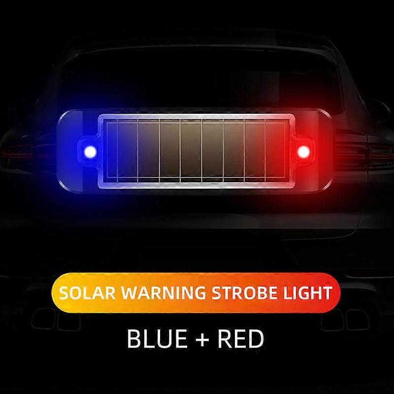 Solar Power Anti-Theft Alarm Light for Motorcycles Car Scooter Strobe in-Night Warning Lamp Wireless LED Drone Flash IndicatorMotor Vehicle Lighting
