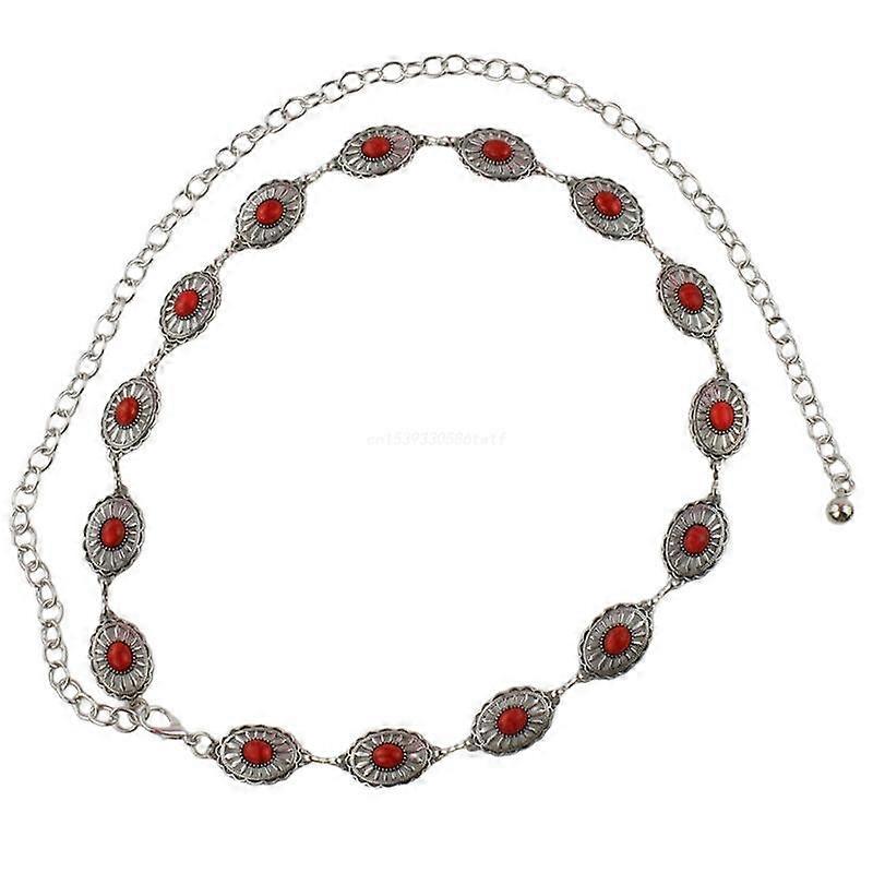 Western Turquoise Belt Chain Belt For Adults Waist Chain Belt Chain Belly Chain For Dress Turquoise Waist Chain WesternBelts