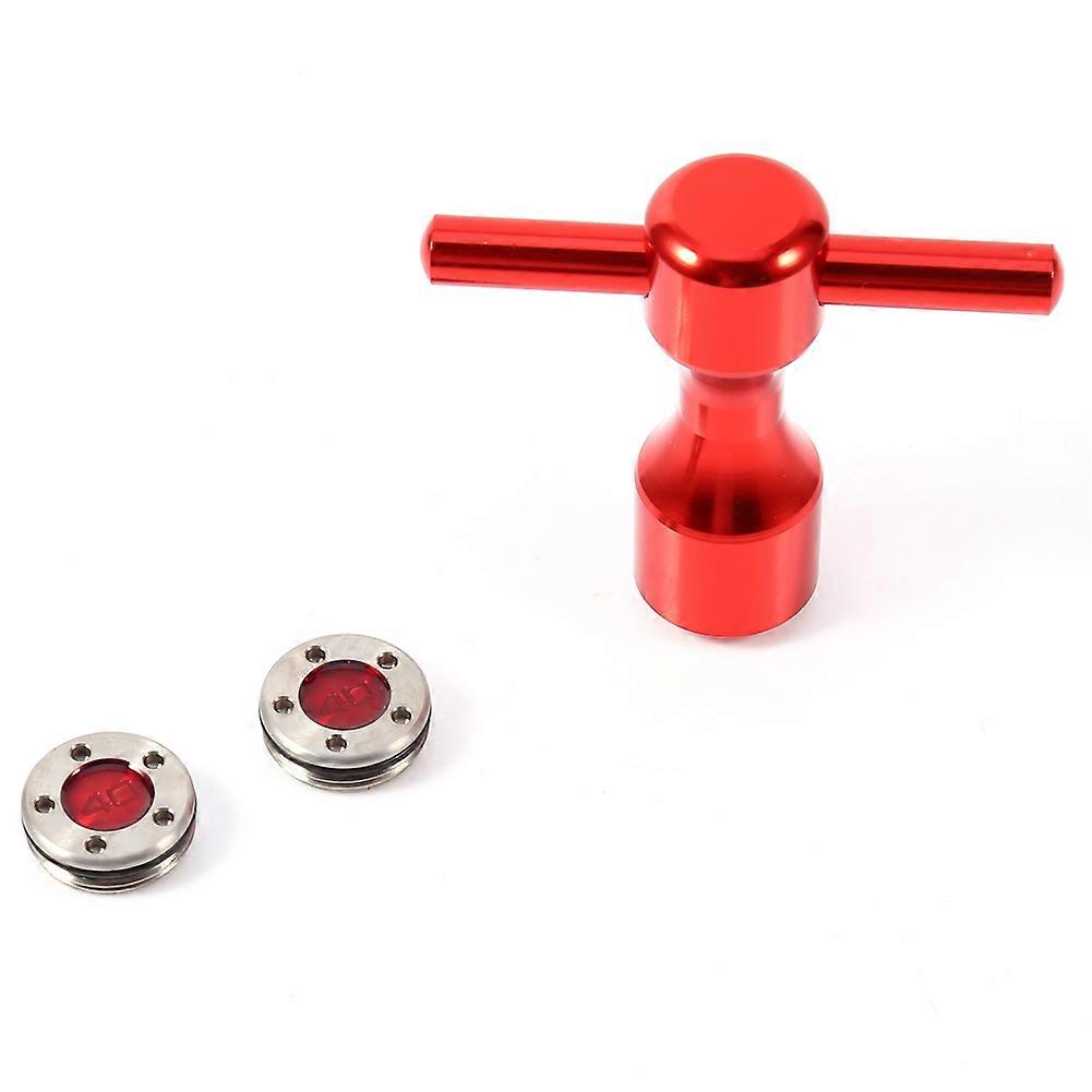 2pcs Red Golf Putter Weights And Golf Wrench Spanner Tool Set For Scotty Cameron Putters