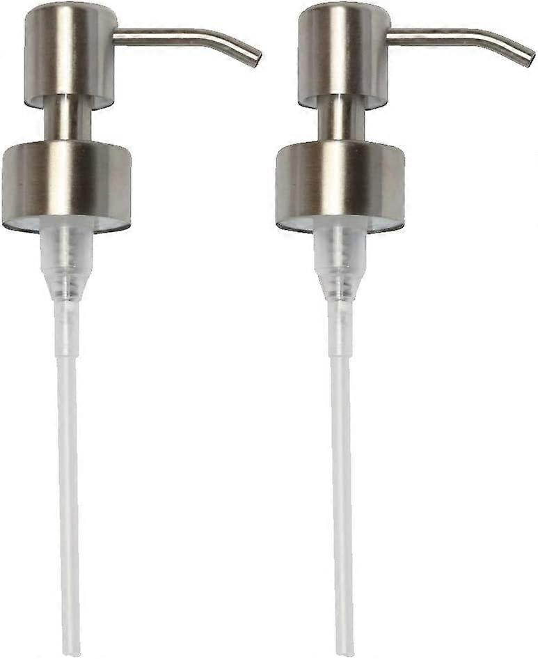 2pcs Soap Lotion Dispenser Pump Head Manual Rustproof Soap Pump Replacement(28mm) Neck Size
