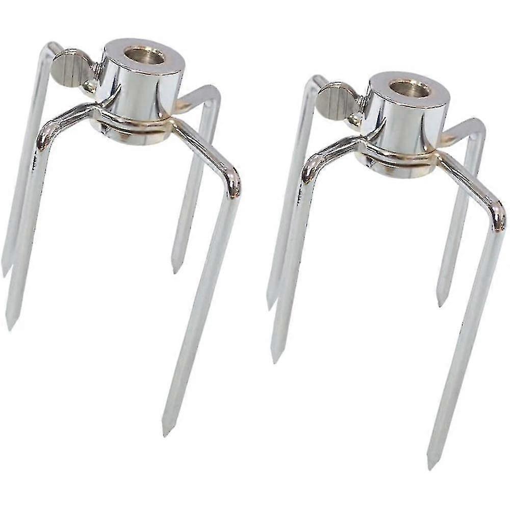 2pcs Grill Rotary Barbecue Grill Fork Accessories