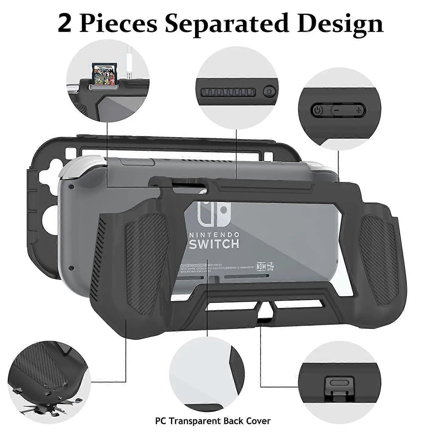 Protective Case for Nintendo Switch Lite, TPU Shock-Absorption and Anti-Scratch for Nintendo Switch Lite
