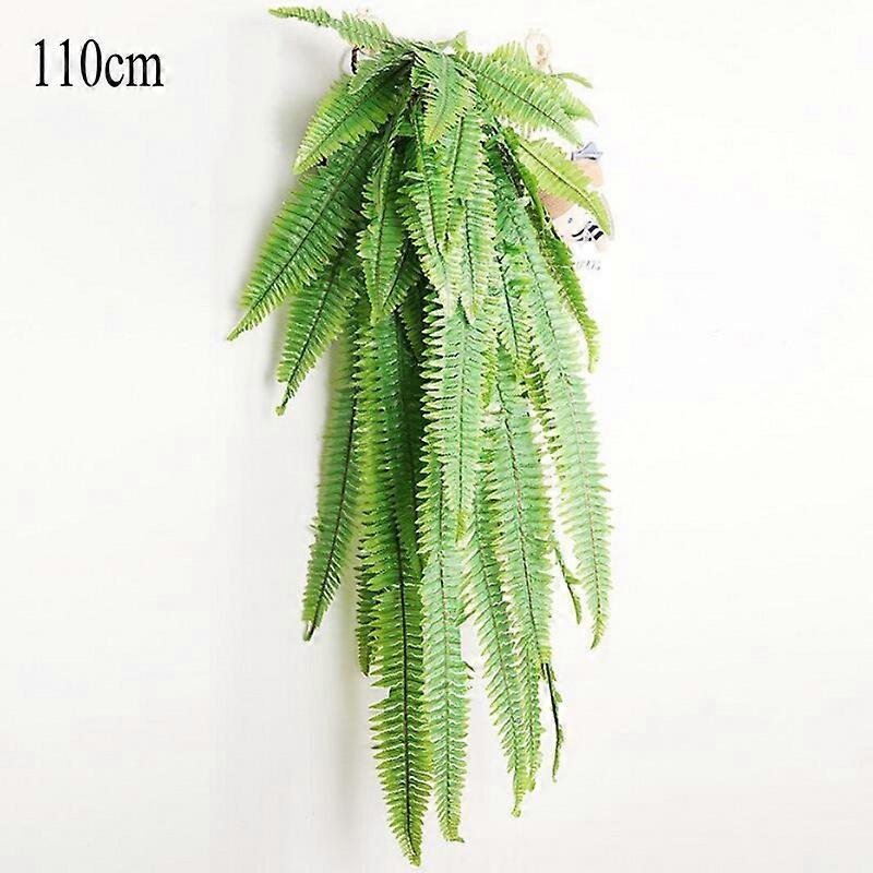 Hanging Plants Artificial Greenery Hanging Fern Grass Plants Green Wall Plant Silk Artificial Hedge Plants Large