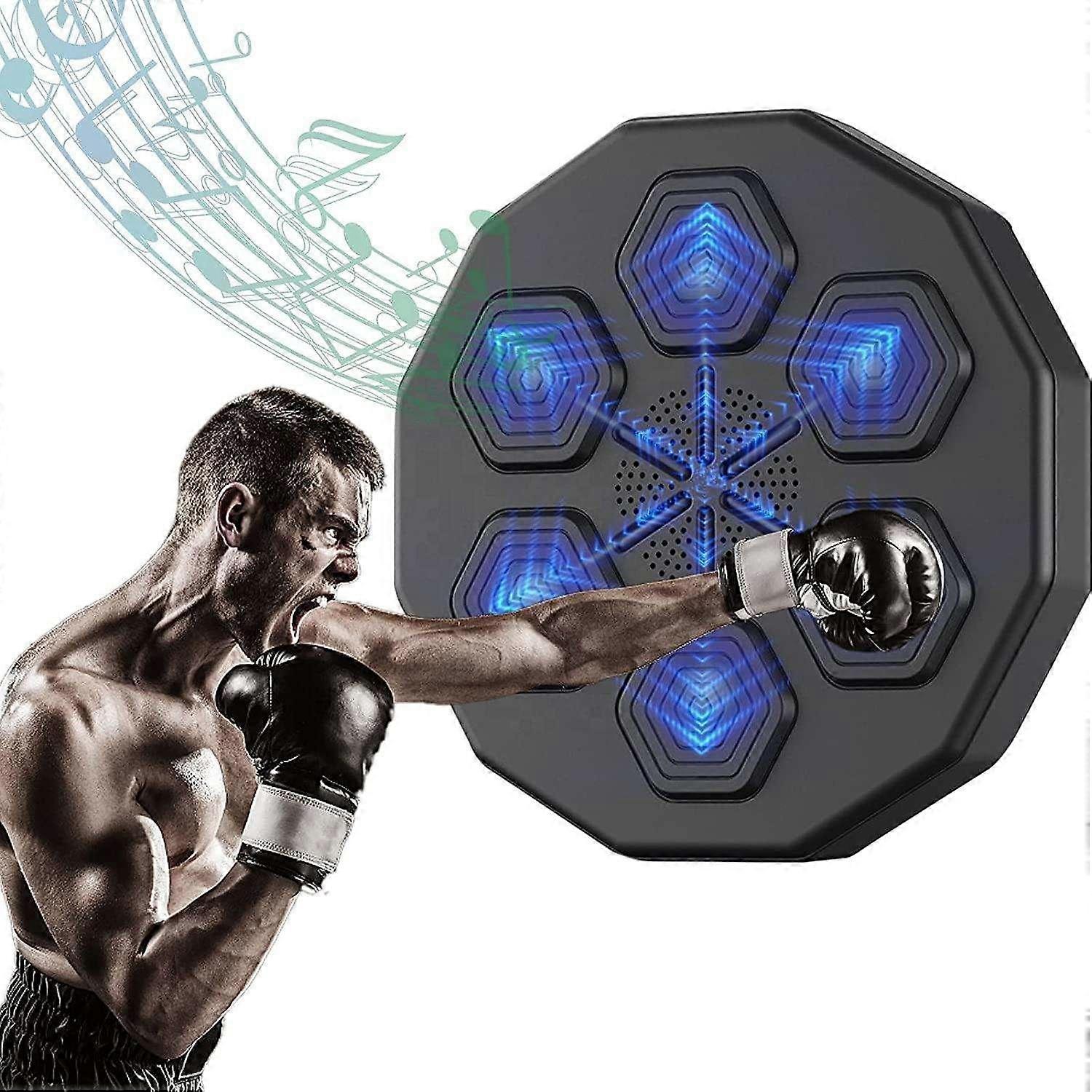 Smart Bluetooth Music Boxing Machine, Wall Mounted Punching Pad Bag