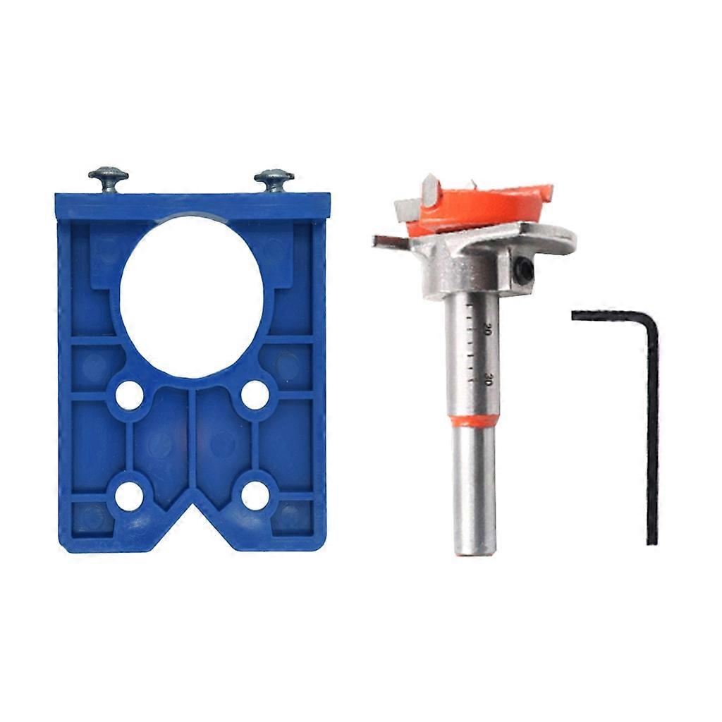 35mm Hinge Drilling Jig Concealed Guide Hinge Hole Drilling Locator Hole Opener
