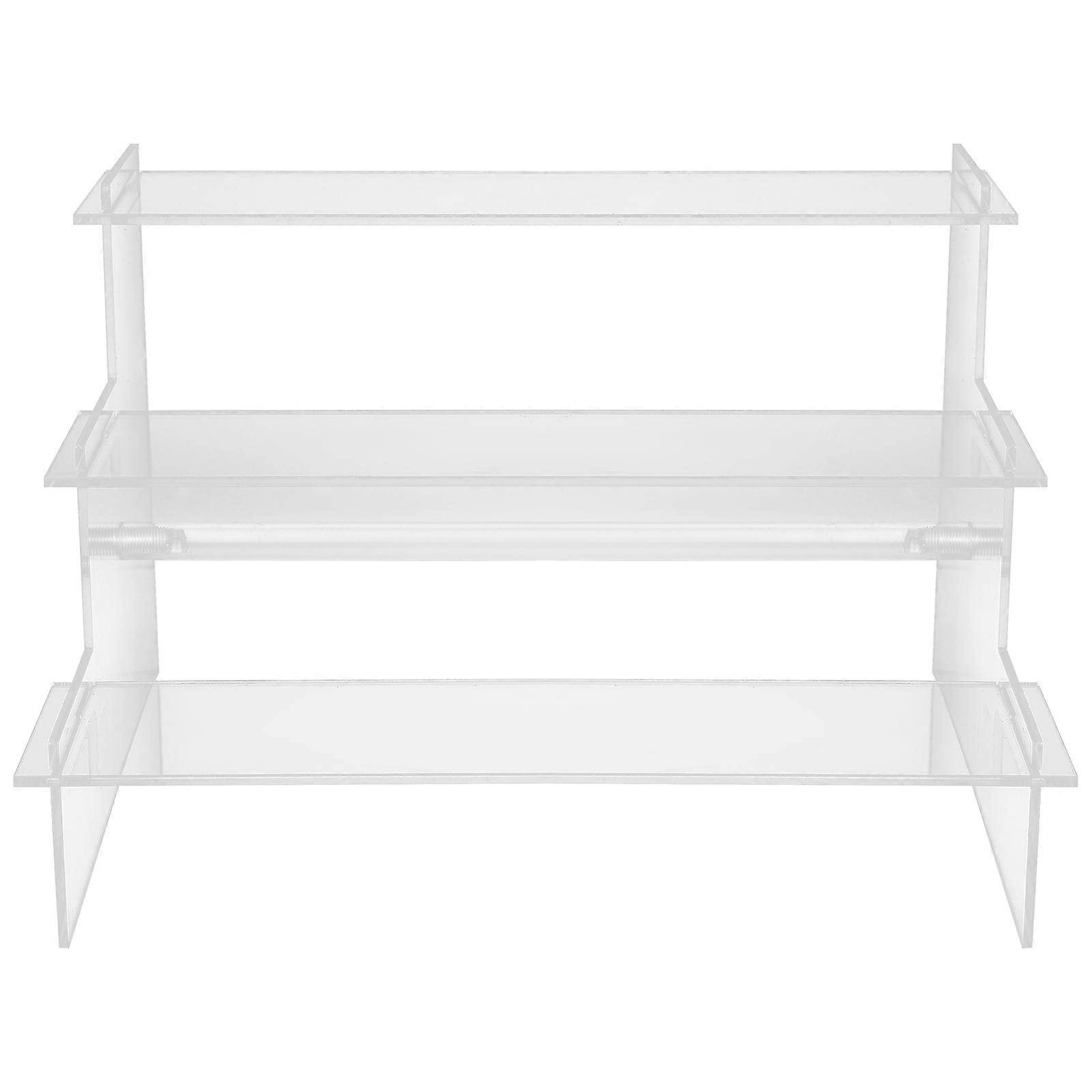 Acrylic Display Riser Cupcake Dessert Display Riser Shelf Multi-functional Perfume Organizer