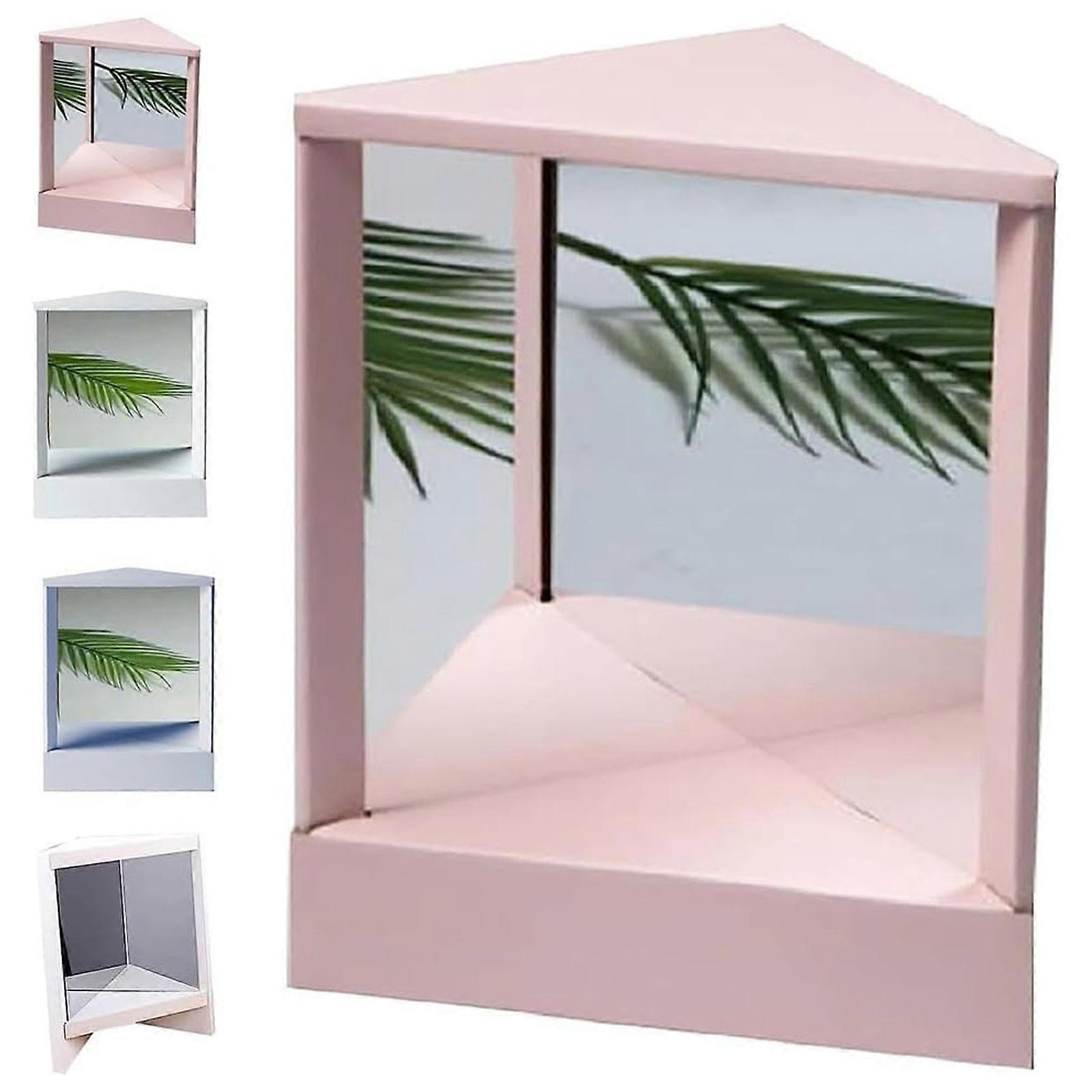 True Mirror Non Reversing, Triangular Fixed Non-reversing Mirror, Inverted Mirror,non Reversing Mirror, Image Of Makeup Mirror True No Mirror Restorat