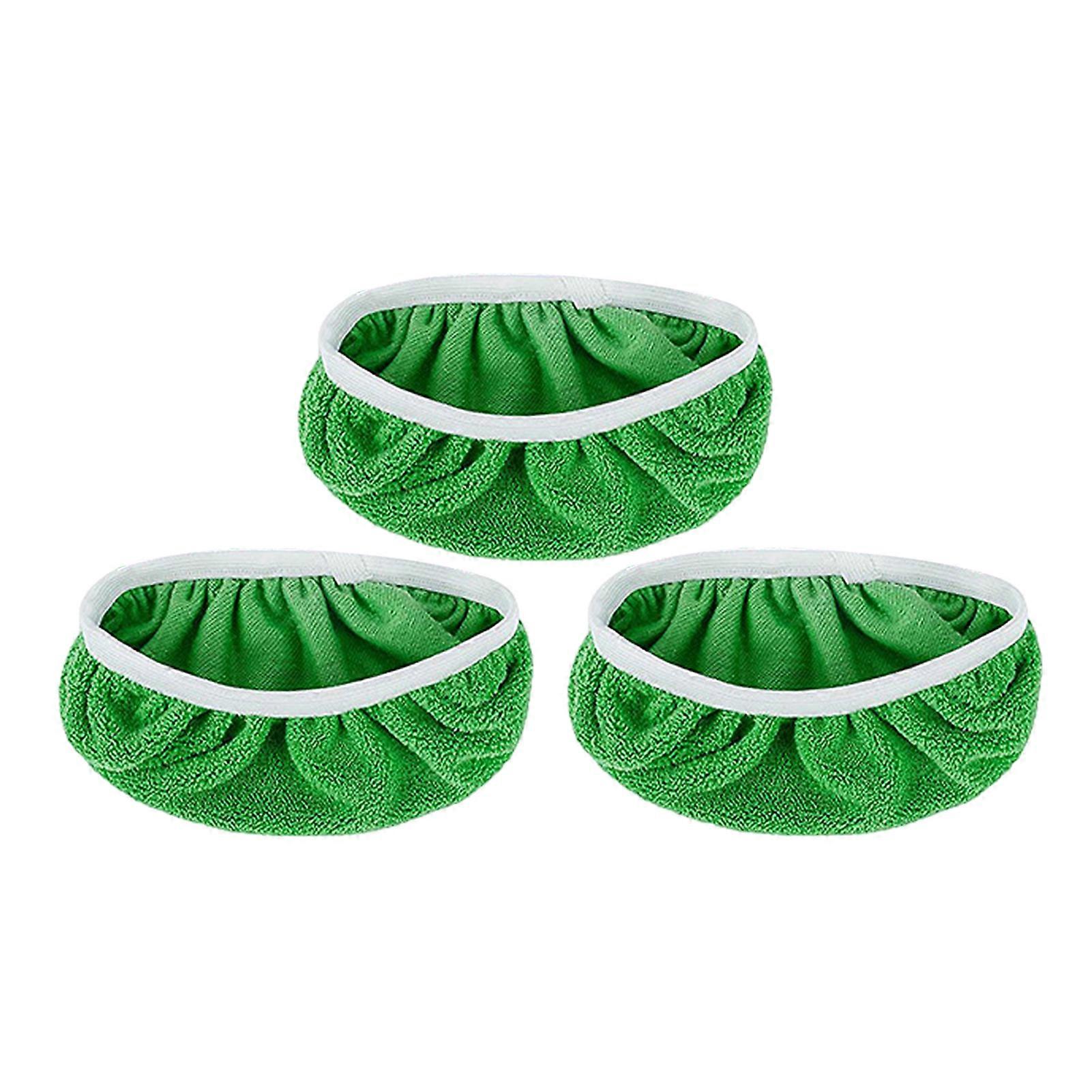 3Pcs Sweeper Mop Pad Superior Absorbency Easy Maintenance Washable Easy Installation Mop Pad Replacement Jikaix