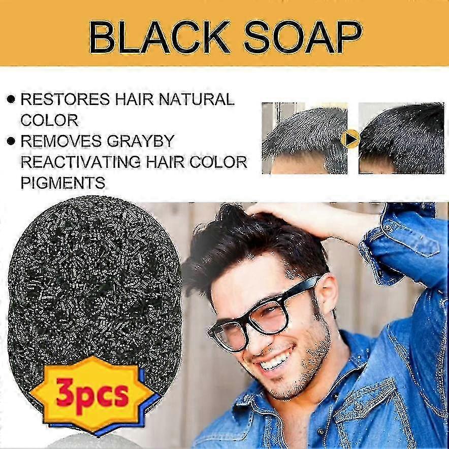Jaysuing Savon pour cheveux noirs Soins pour cheveux épais noirs Nettoie le cuir chevelu Cheveux lisses Renforcement des traitements contre la perte de cheveux |