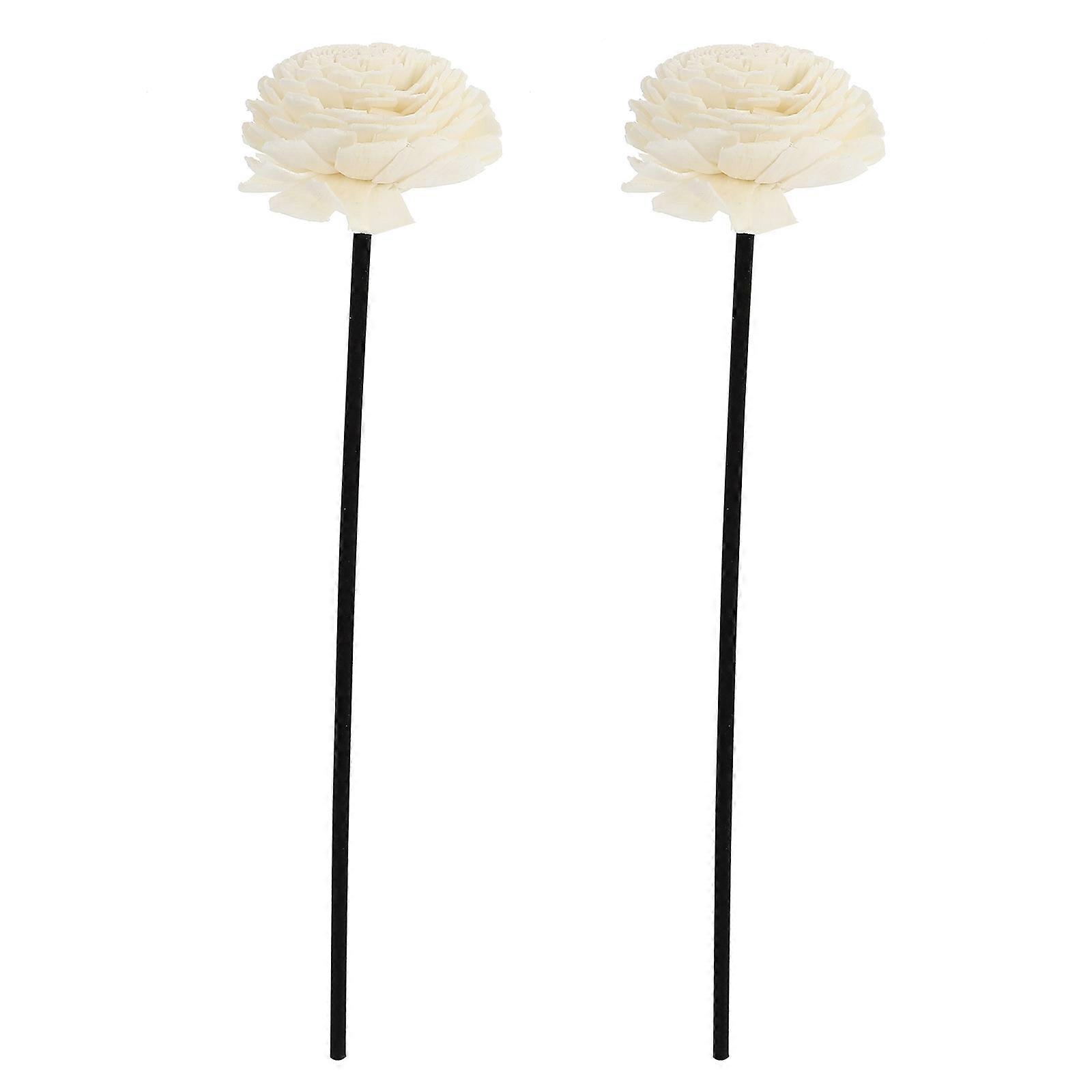 2Pcs Diffuser Flower Sticks Aroma Volatile Sticks Essential Oil Flower