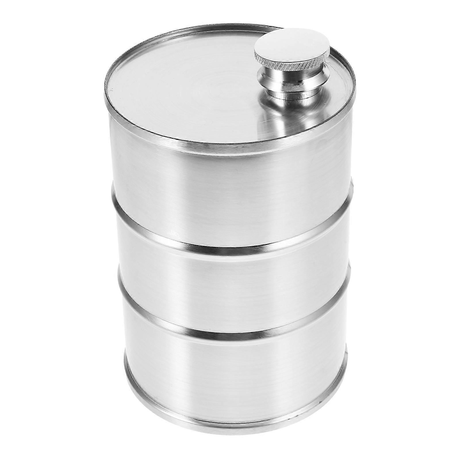 Wine Flask Drinking Flask Metal Flask Oil Barrel Beverage Jar Juice Container 25oz 750ml