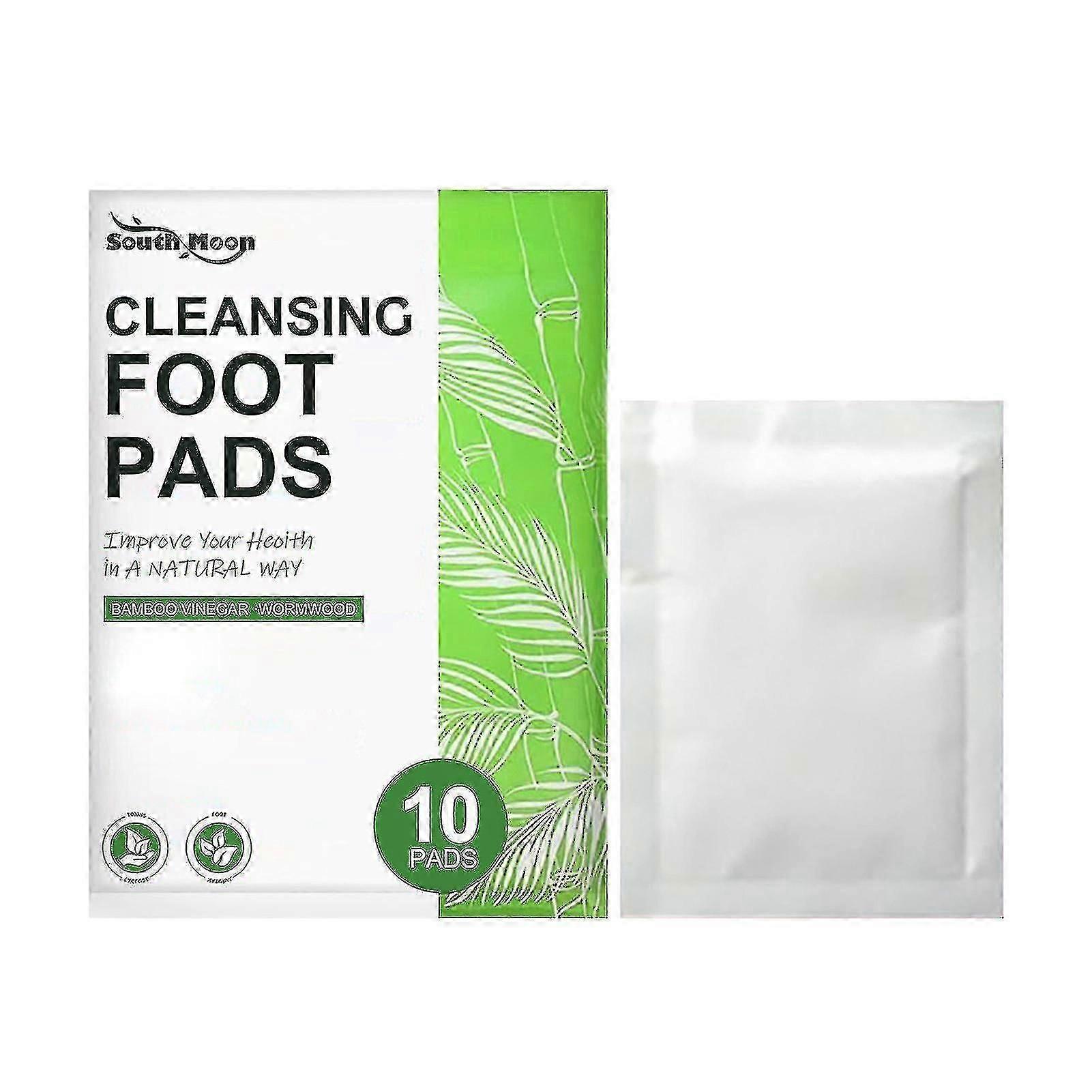 10 Pads Cleansing Foot Pads Body Shaping Relieve Swelling Purify Body Remove Toxins Improve