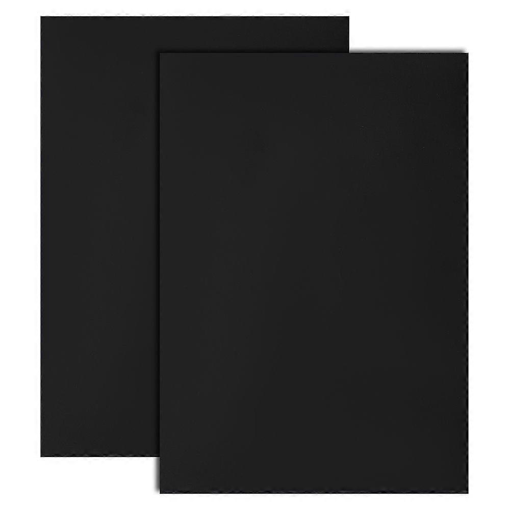 2 Sheets Black Engraving Testing Paper 11.4x7.8 Inch Single Sides Marking Paper A4 Engraving Material for Engraving Machine