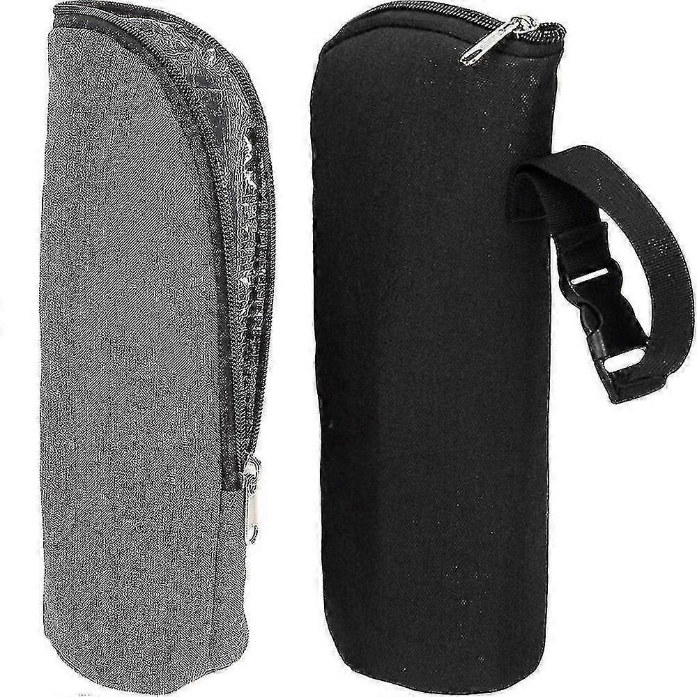 2 st isolerade nappflaskpåsar, termisk väska för nappflaskor, reseväska för nappflaskor