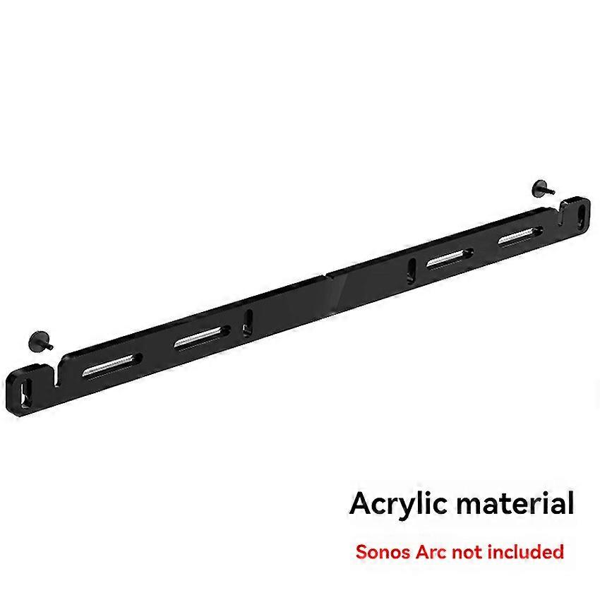 Bar Speaker Integrated Wall Mount Bracket Hanger  Accessories for SONOS Arc(Black Acrylic)