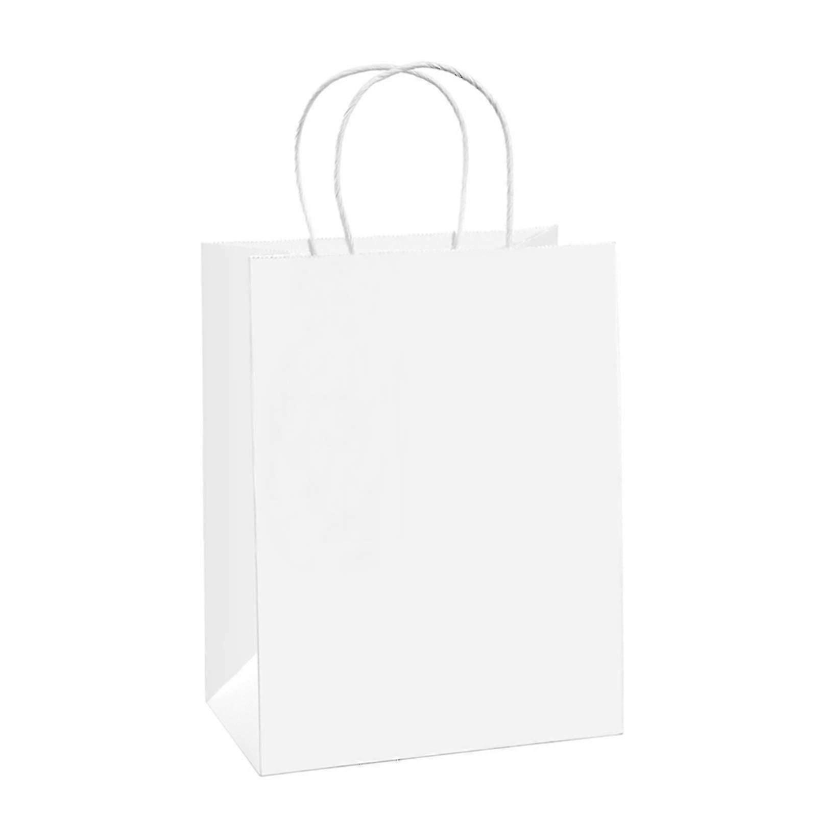 10 stk papirposer gaveposer, festposer, handleposer, detaljhandelsposer, papirposer med håndtak bulk