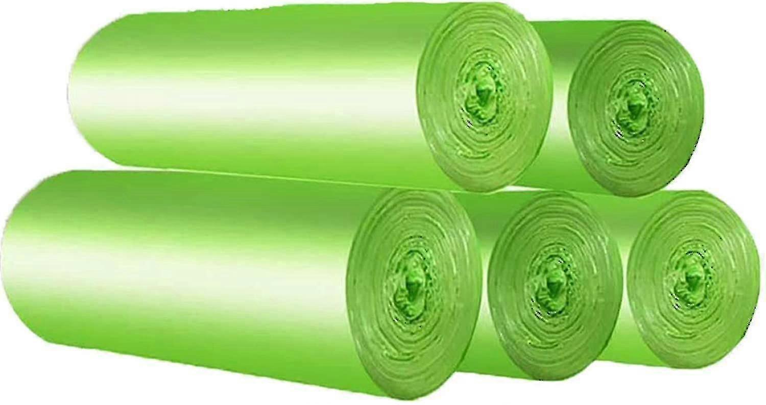 100 Pack 30l søppelsekker, rivemyr, matavfallsposer, 100% komposterbare og biologisk nedbrytbare