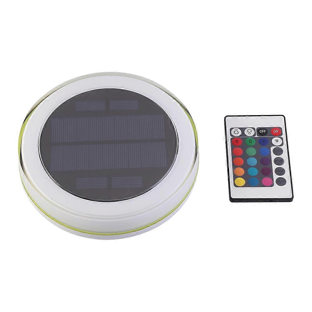 Solar RGB Decoration Lamp LED Pond Swimming Pool Floating Fountain Light with Remote Control