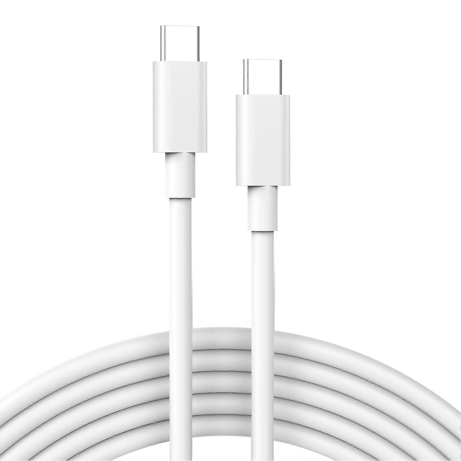 USB C to USB C Data Cable 6.6ft Fast Charging Type C Cable Compatible with MacBook Samsung Galaxy Devices