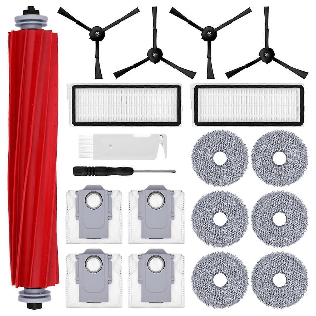 For Qrevo S/Qrevo MaxV/Qrevo Pro Main Side Brushes Hepa Filters Mop Cloth Dust Bags Replacement Parts