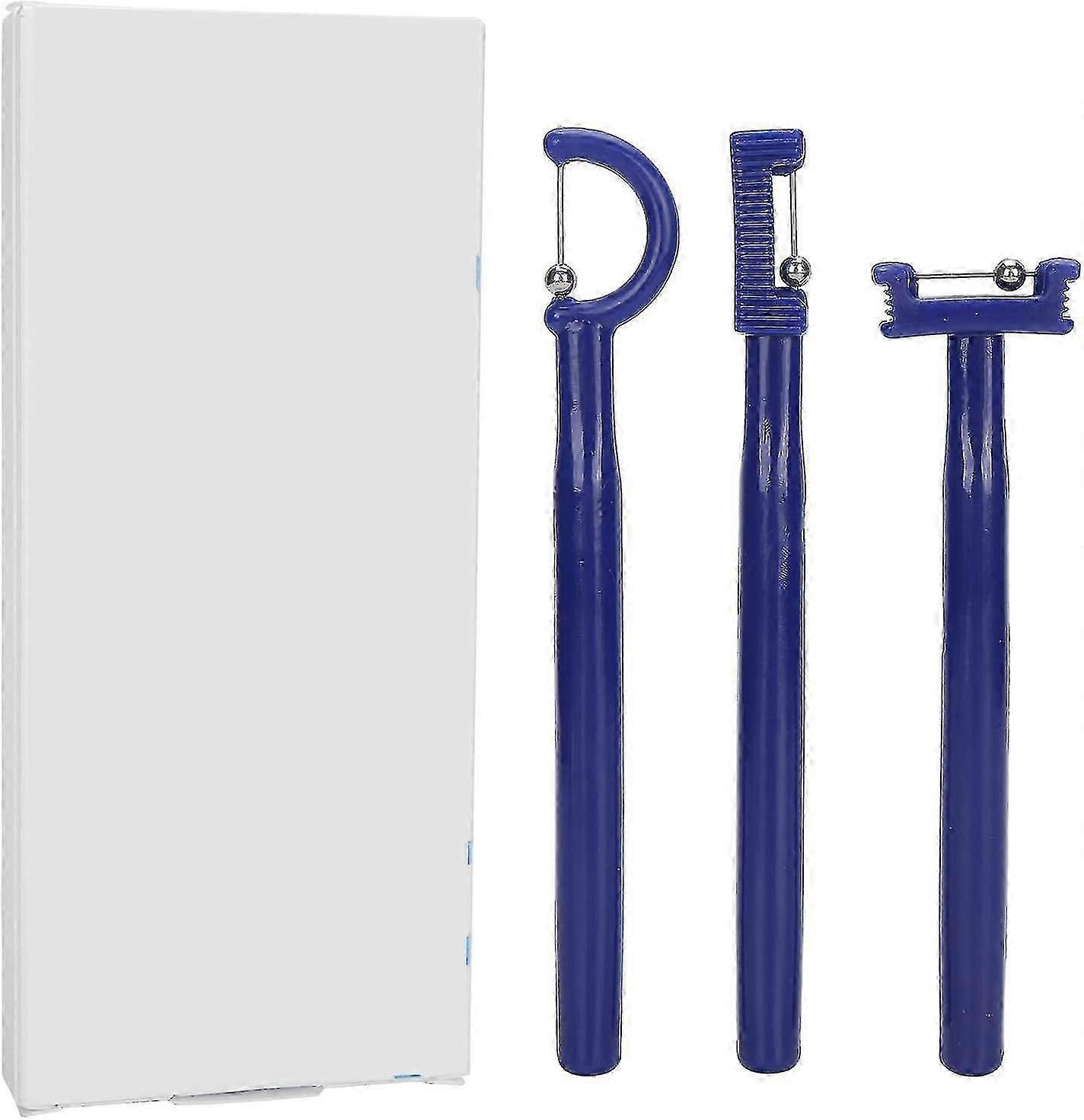 Tongue Tip Exercise,3pcs Tongue Tip Exercise Tool Tongue Tip Lateralization Lifting Oral Muscle Training Set Tools Speech Therapy Talk Tool Tongue Mus