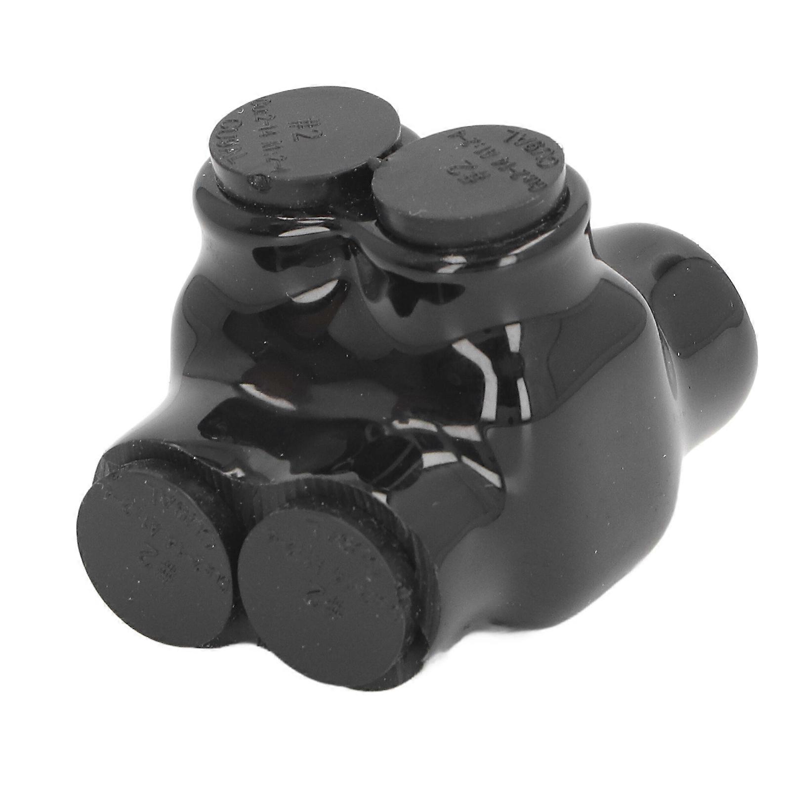2 Ports Multi Cable Insulated Connector, Dual Entry Connector for CU9AL Copper Aluminum Wires Cu2 14 Al2 4