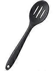 Large Silicone Slotted Spoon Heat Resistant Up To 600F For Nonstick Cookware